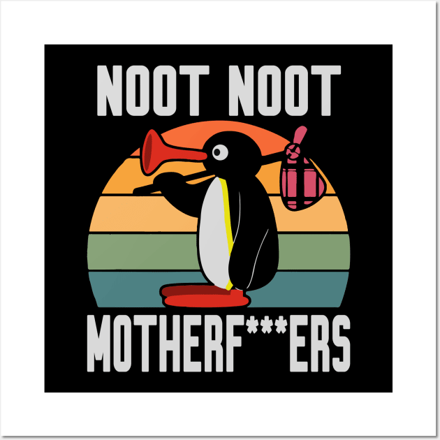 Noot Pingu Noot-christmas 2023 Wall Art by Work Memes